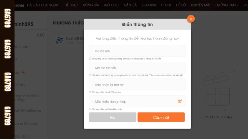 Nắm rõ thông tin cần thiết trước khi nạp tiền Ga6789 Nắm rõ thông tin cần thiết trước khi nạp tiền Ga6789