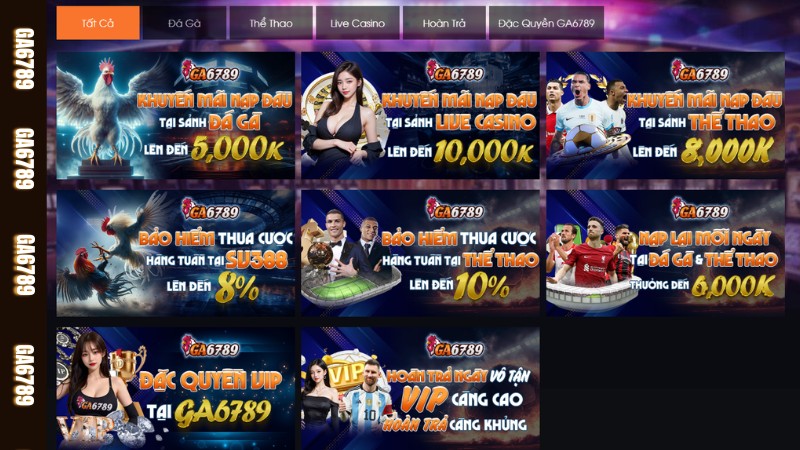 Nhà cái tổ chức khuyến mãi Ga6789 như một cách tri ân khách hàng Nhà cái tổ chức khuyến mãi Ga6789 như một cách tri ân khách hàng