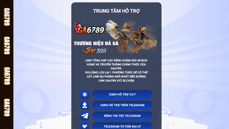 Tổng hợp 4 kênh liên hệ Ga6789 cho tân thủ Tổng hợp 4 kênh liên hệ Ga6789 cho tân thủ